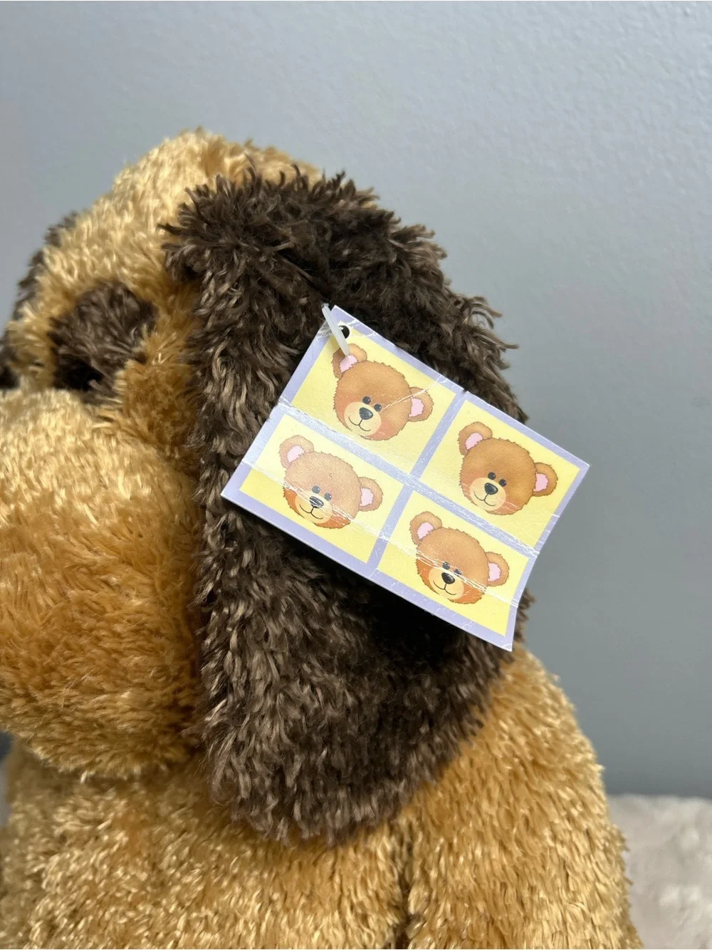 Michaels Stores Tan Brown Puppy Dog Plush Stuffed Animal Toy 2004 Floppy Ears